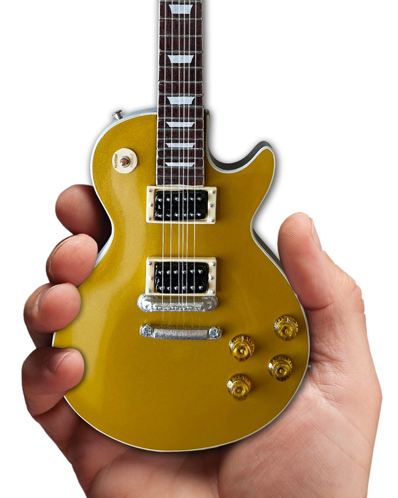 ミニレスポール FranklinMint.com Slash Gibson Les Paul Standard “Victoria” Goldtop