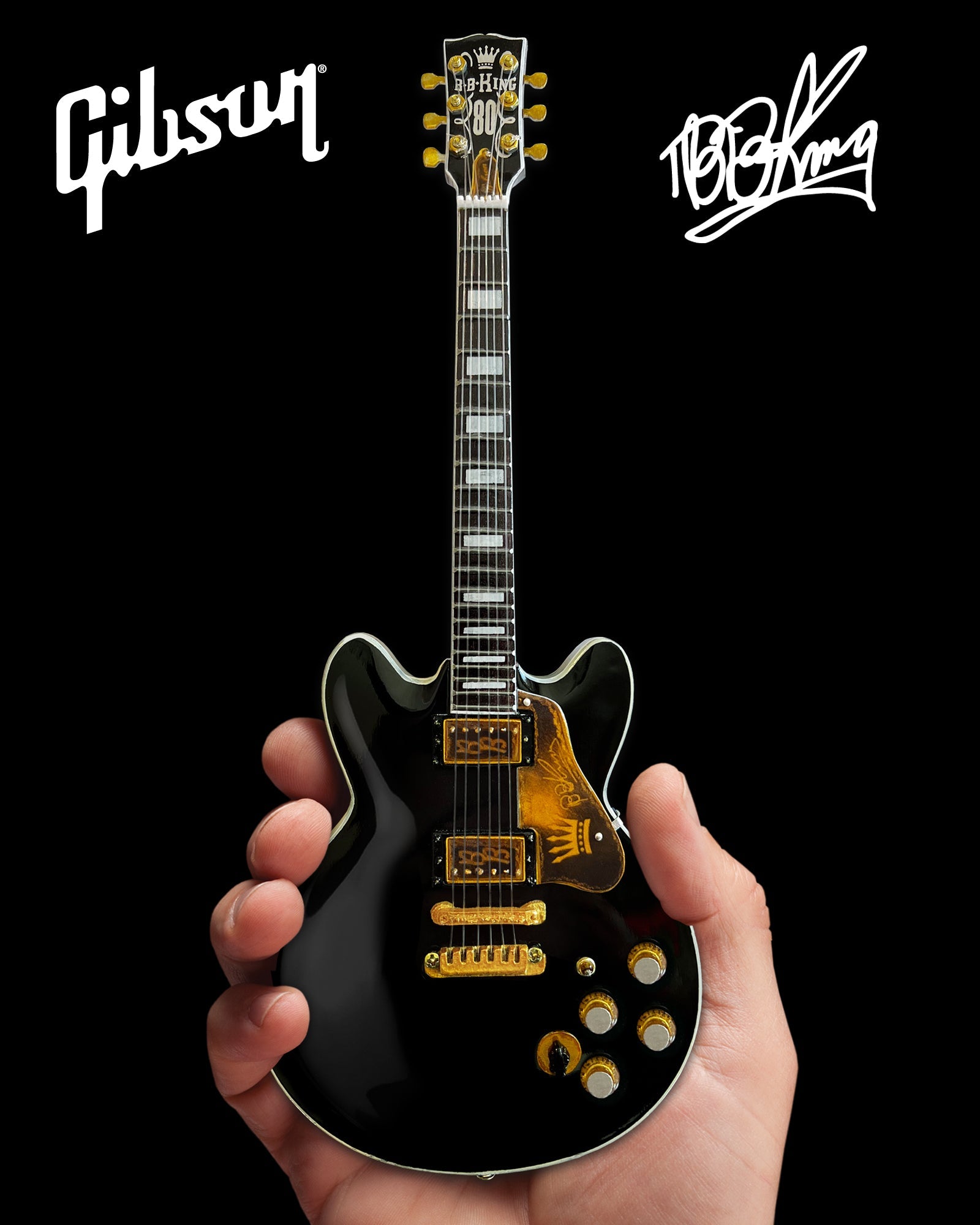 FranklinMint.com | BB King Gibson ES-345 80th Birthday Lucille