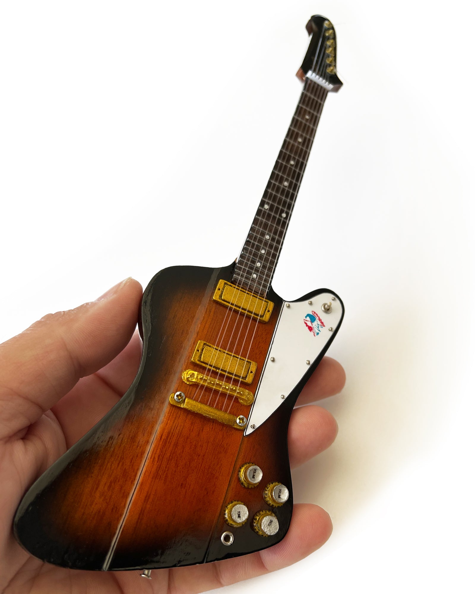 Tom Petty Signature Gibson Firebird V Sunburst Miniature Guitar Model