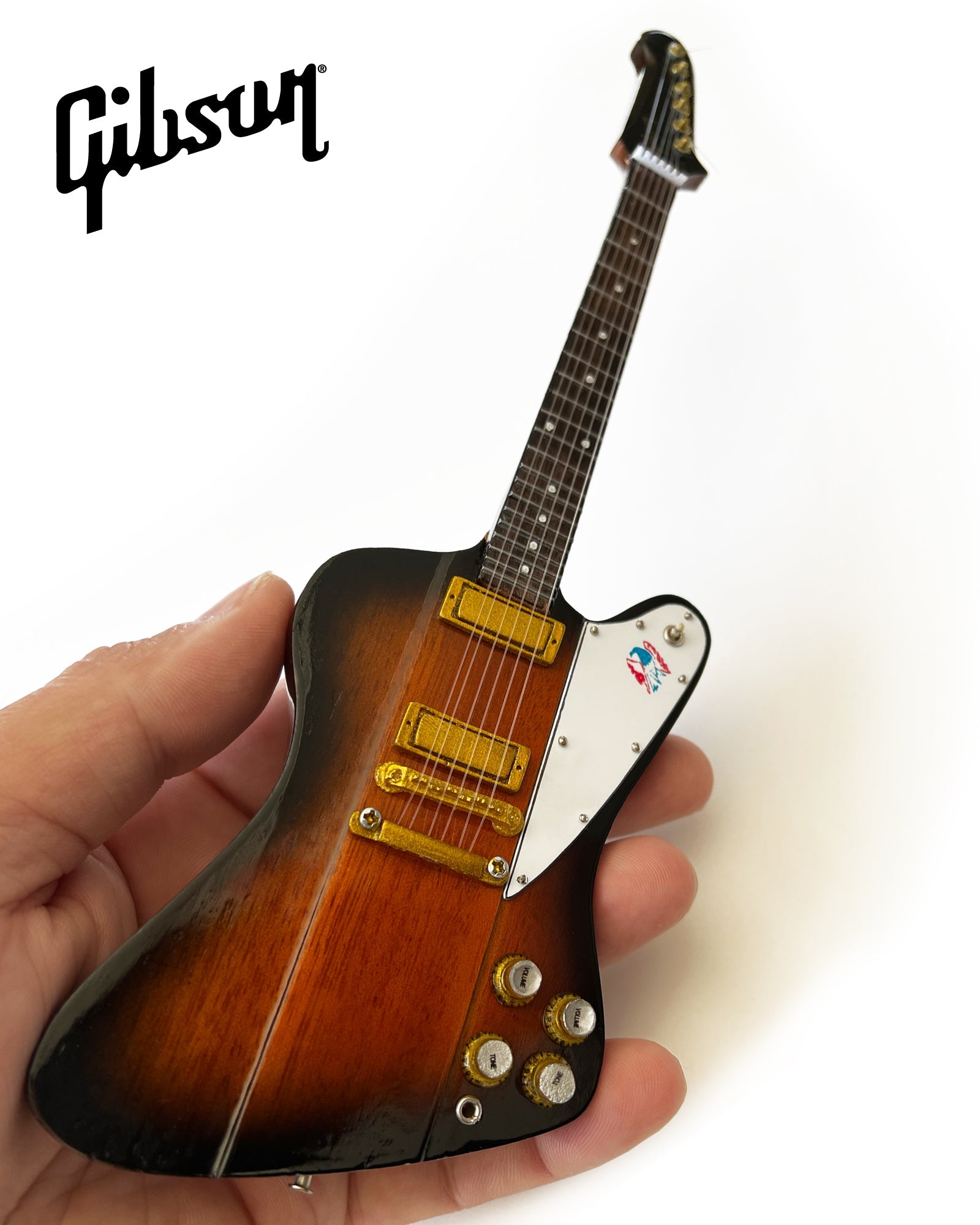 Tom Petty Signature Gibson Firebird V Sunburst Miniature Guitar Model