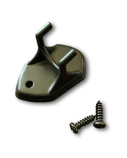 Black Metal Wallmount Miniature Guitar Wall Hangers (Set of 2)