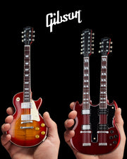 Famous Set of 2 Classic Gibson Mini Guitar Replicas