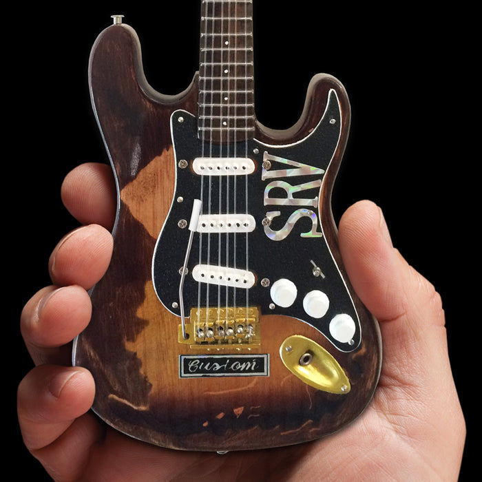 Stevie Ray Vaughan SRV Set of 2 Signature Fender Mini Guitar