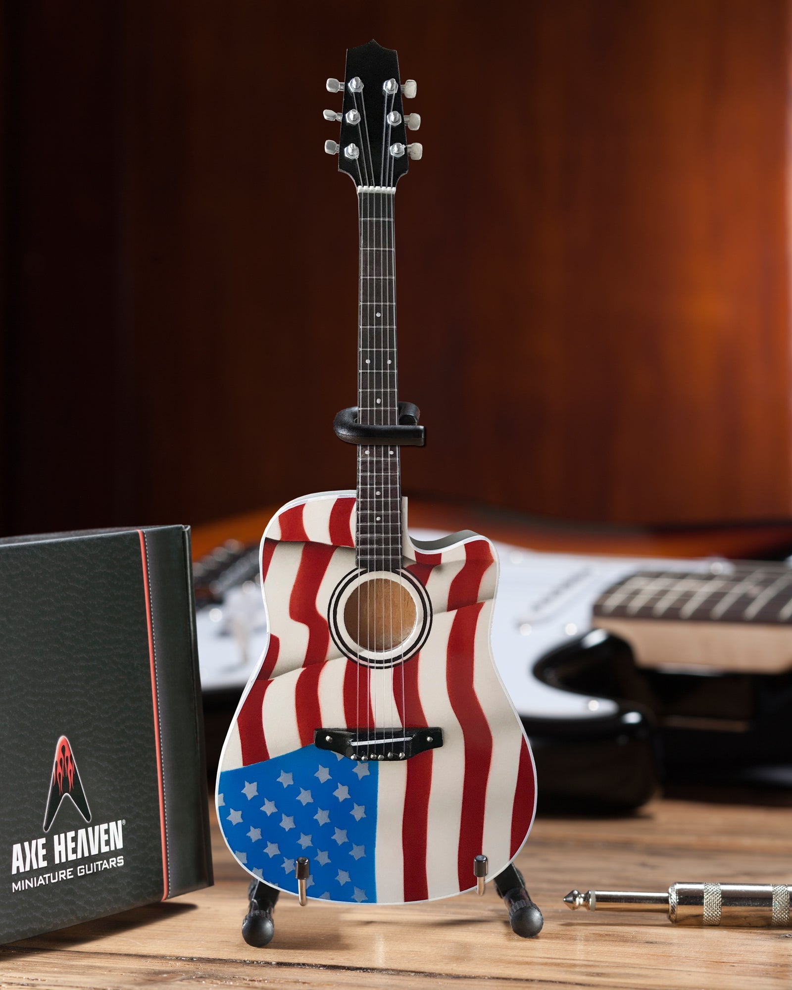 Toby Keith Signature USA Flag Acoustic Mini Acoustic Guitar