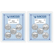 2006P & 2006D Statehood Quarters Graded MS63 Brilliant Uncirculated 