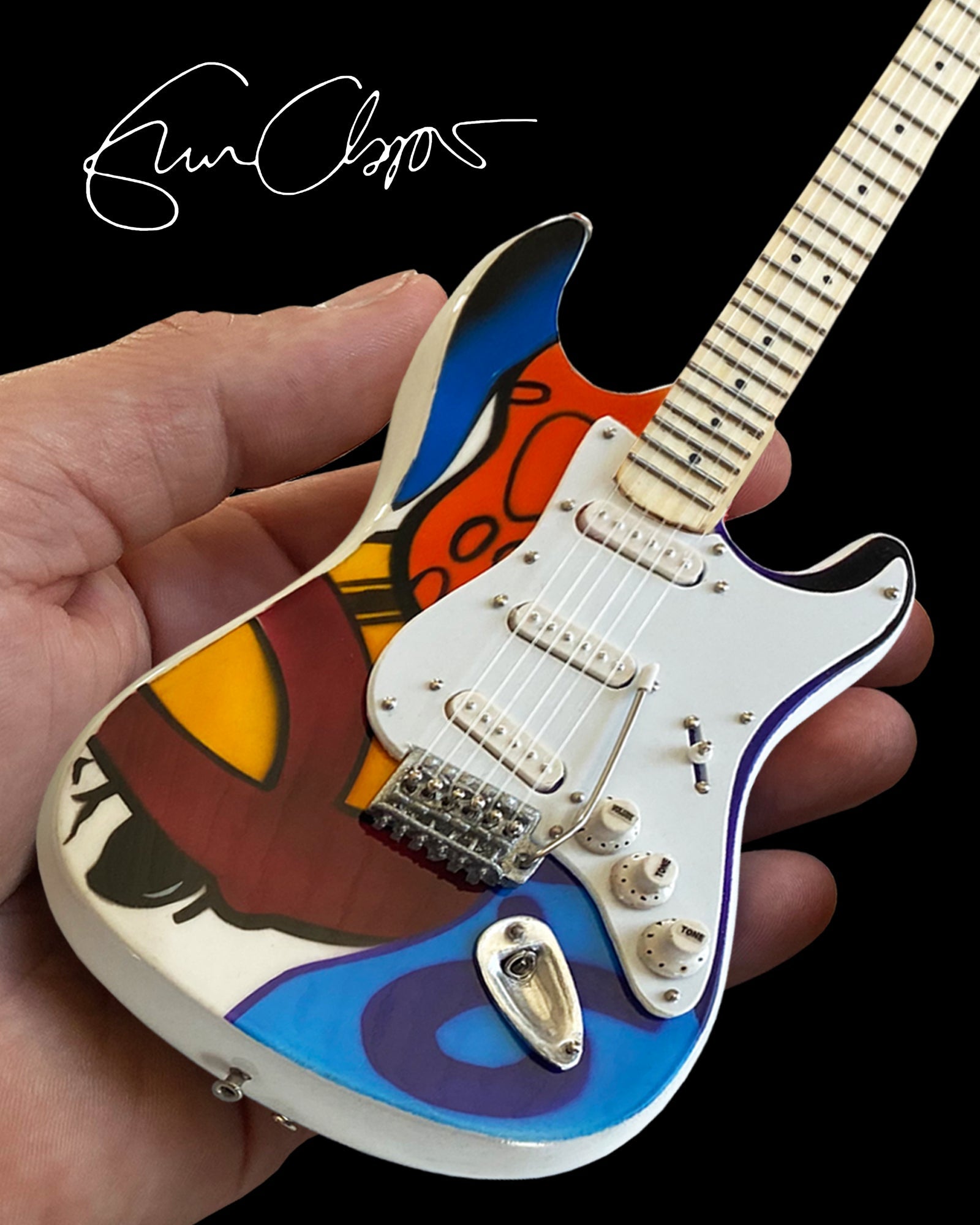 Eric Clapton CRASH 2 Tribute Mini Guitar Replica
