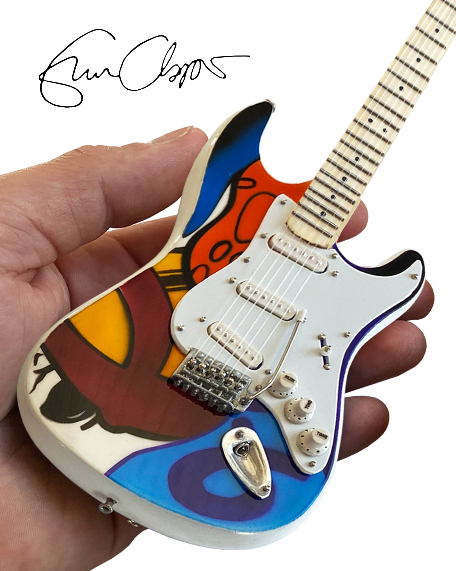 Eric Clapton CRASH 2 Tribute Mini Guitar Replica