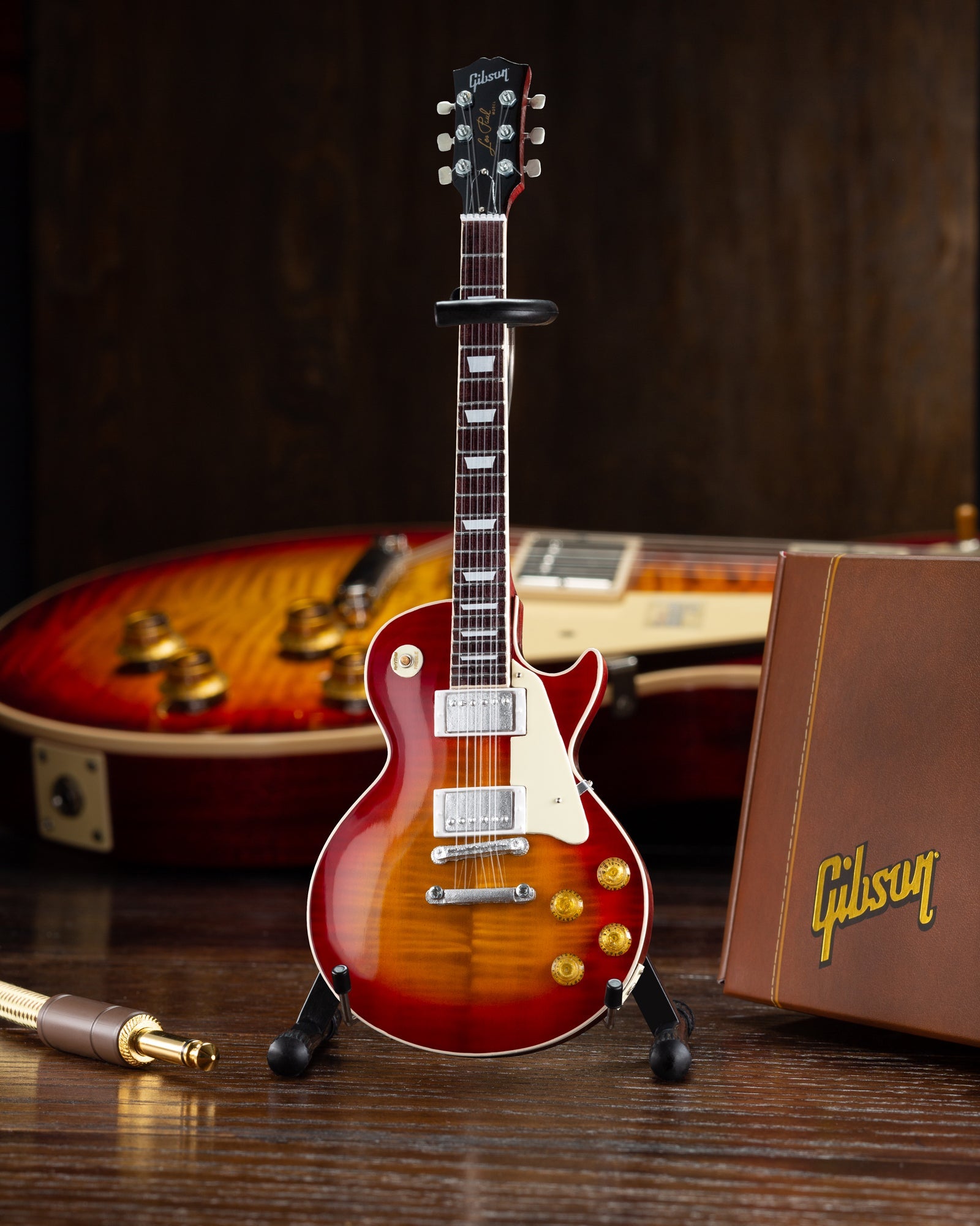 Set of 3 Iconic Gibson Miniature Guitar Replica Models