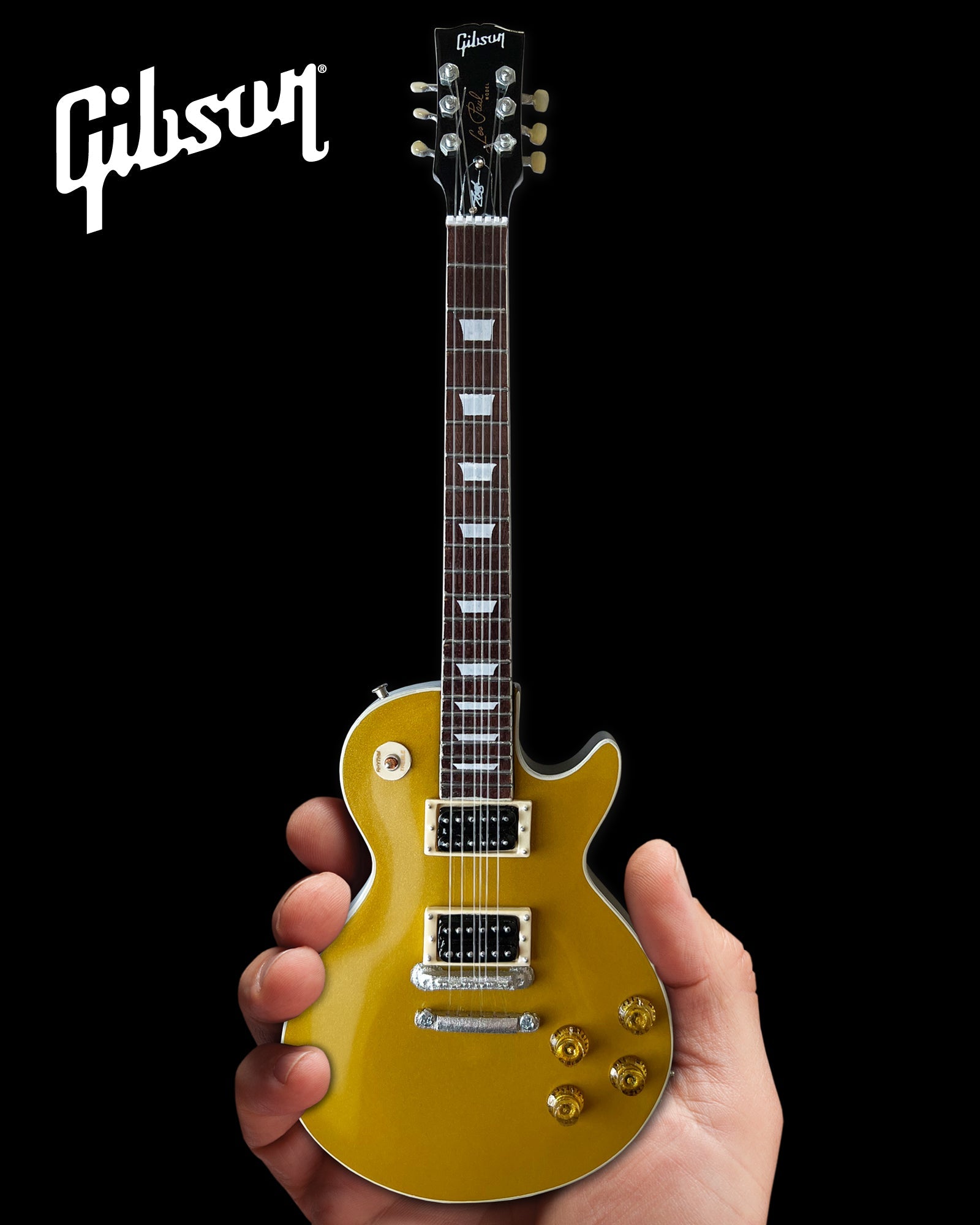 Slash Gibson Les Paul Standard “Victoria” Goldtop Miniature Guitar Model