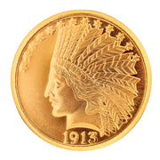 Tribute to America's Most Beautiful Coins - $10 Indian Head Gold Piece 1907-1933 Replica Coin