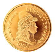 Tribute to America's Most Beautiful Coins - $10 Heraldic Eagle Replica Coin