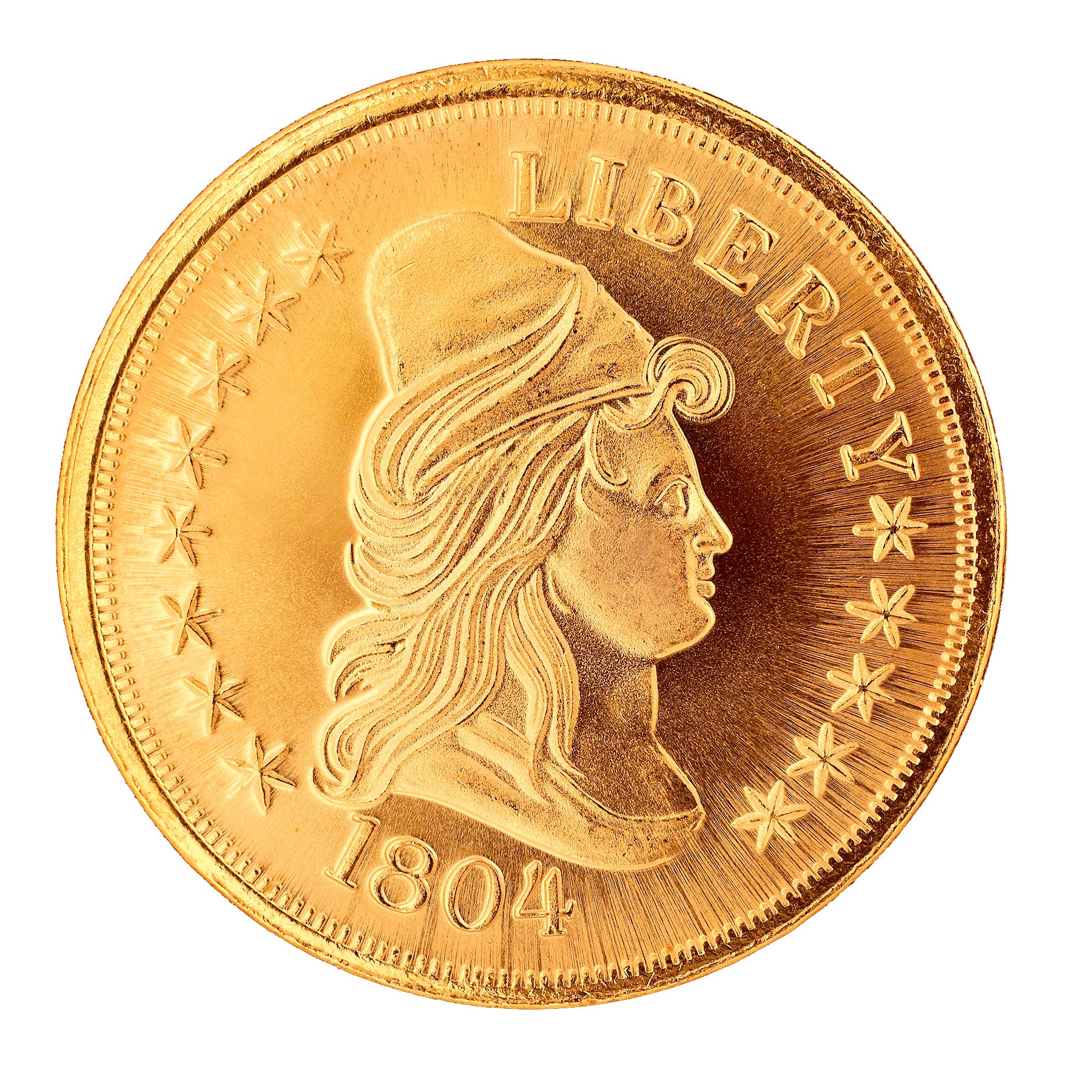 Tribute to America's Most Beautiful Coins - $10 Heraldic Eagle Replica Coin