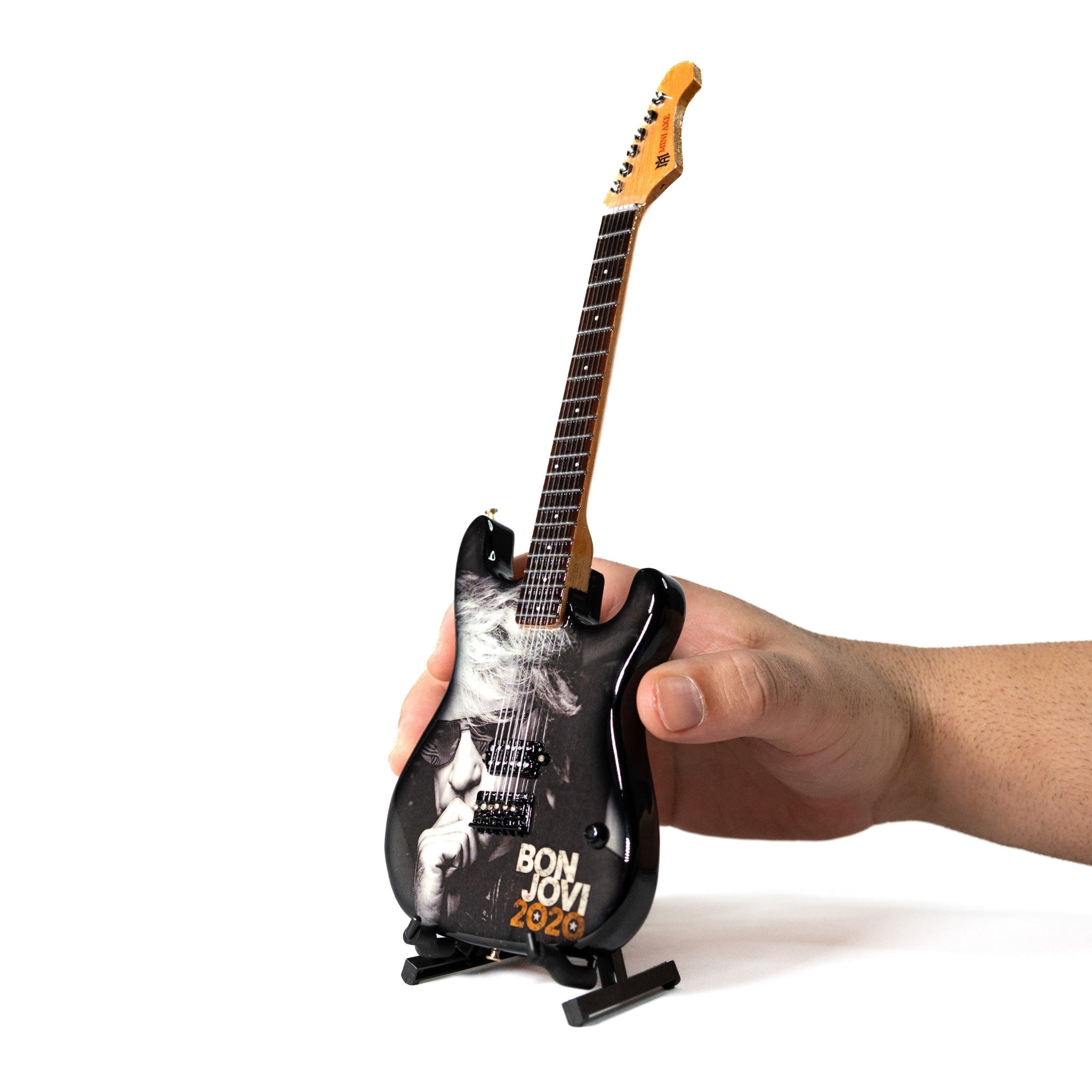 FranklinMint.com | Bon Jovi 2020 Mini Axe Miniature Guitar – The
