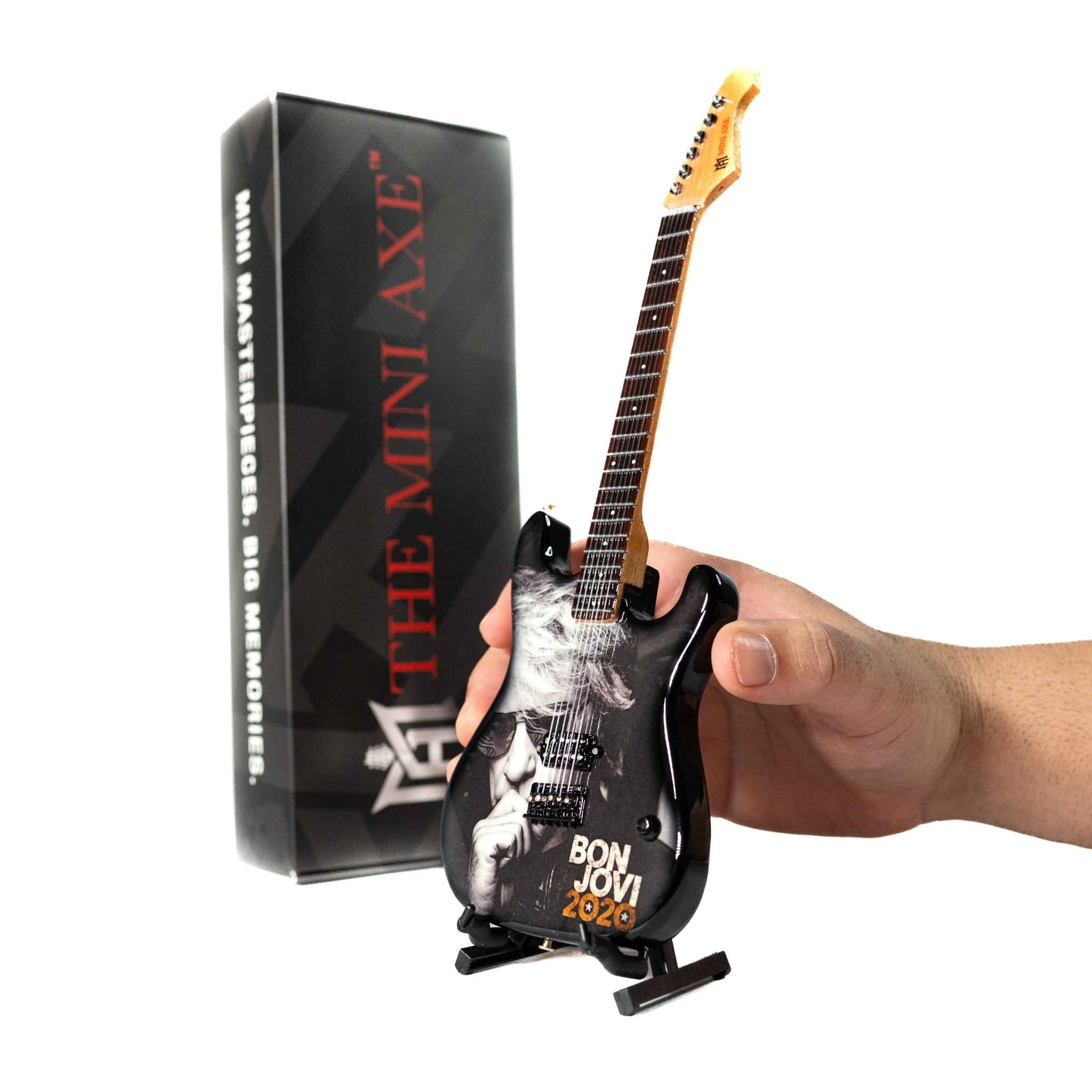 Bon Jovi 2020 Mini Axe Miniature Guitar