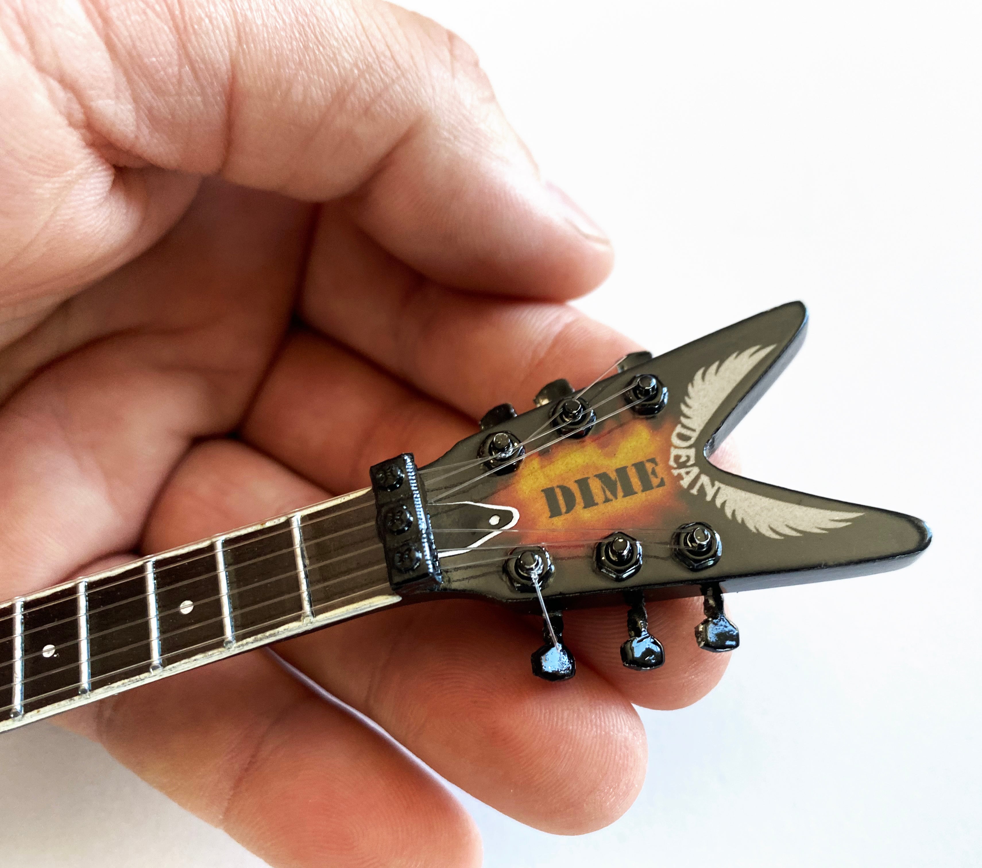 FranklinMint.com | Dean Dimebag Dime O Flame ML Mini Guitar