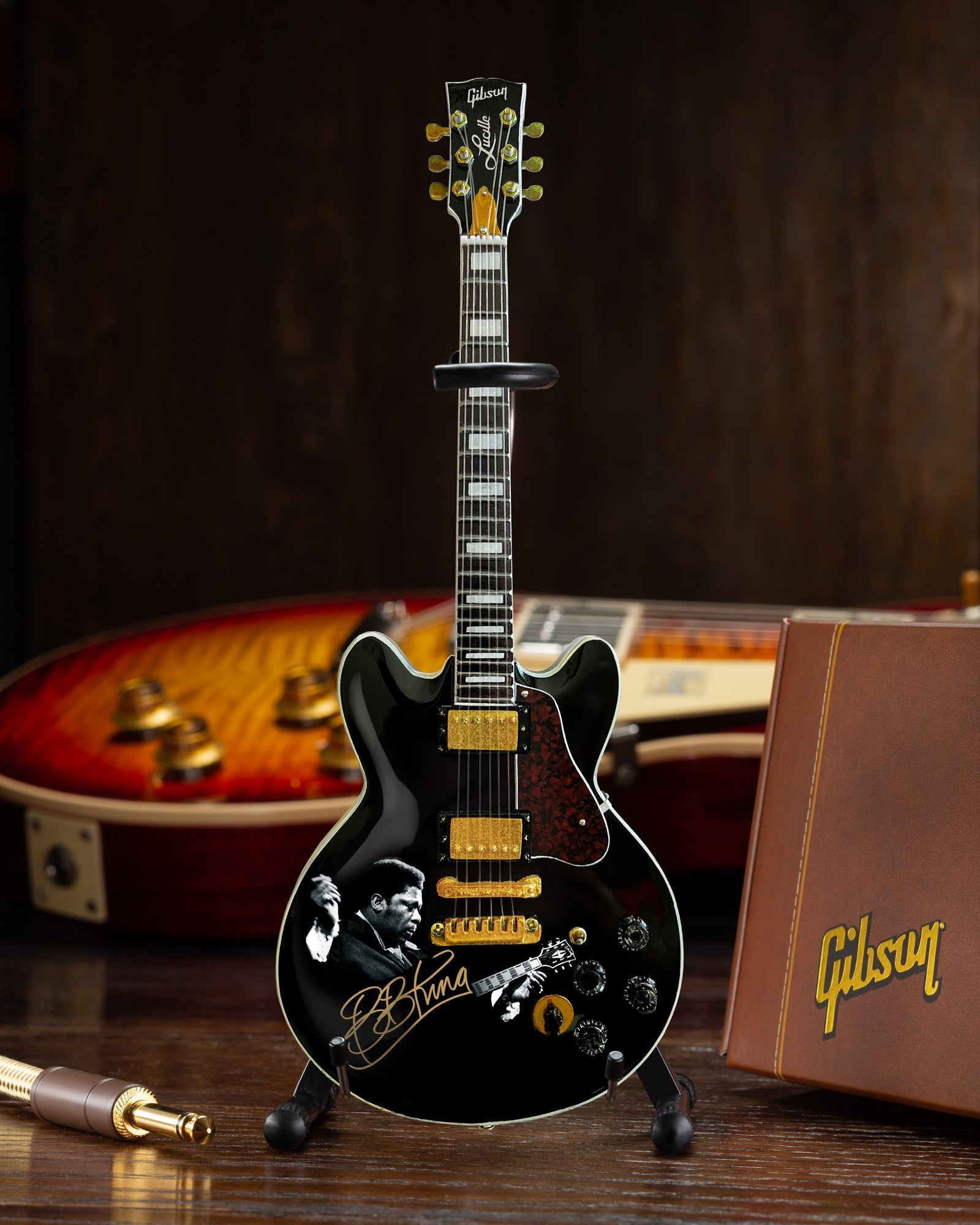 FranklinMint.com | BB King TRIBUTE Gibson ES-355 Lucille Ebony