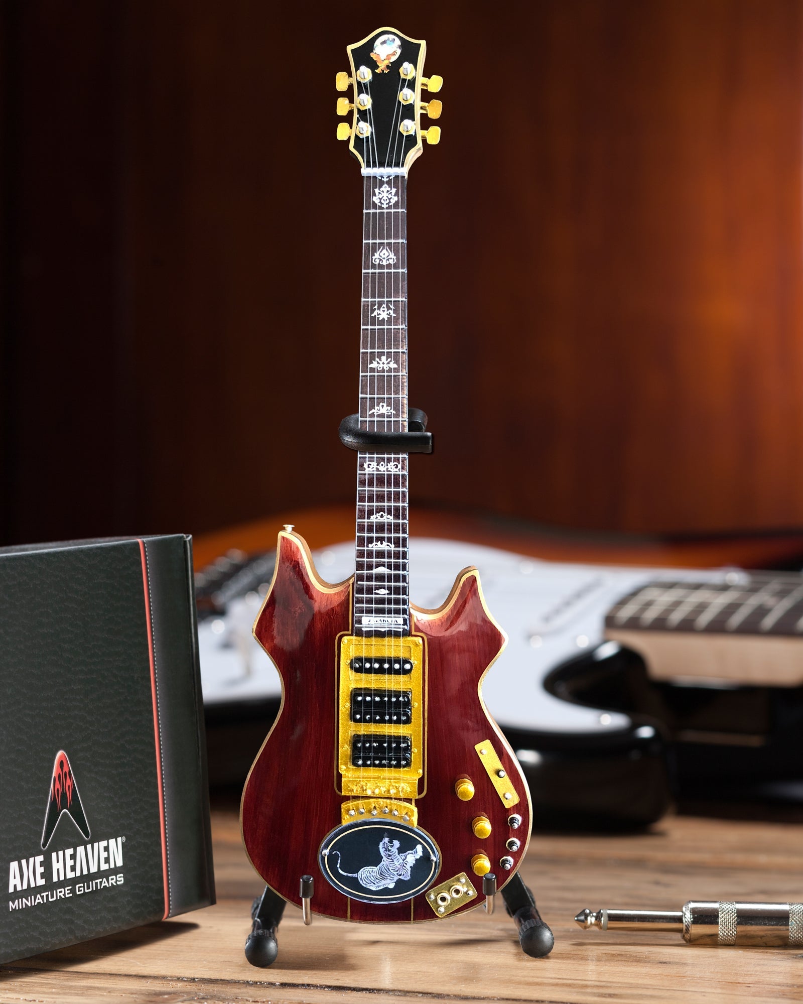 FranklinMint.com | Jerry Garcia™ Tiger™ Tribute Mini Guitar