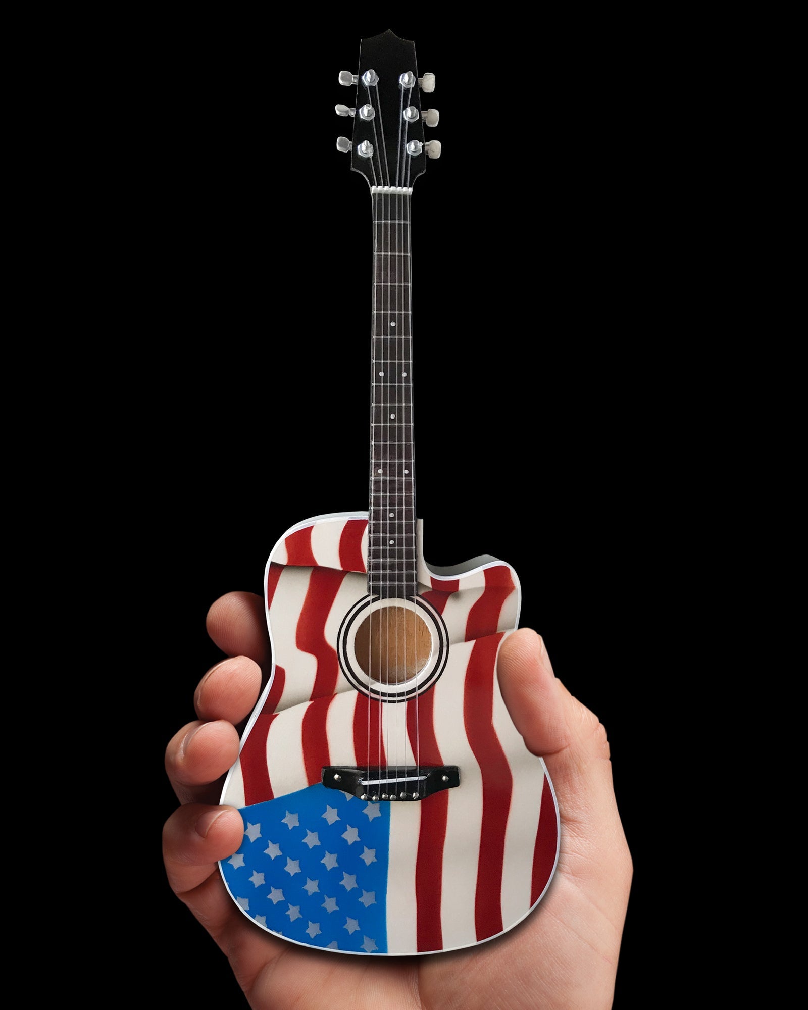 Toby Keith Signature USA Flag Acoustic Mini Acoustic Guitar