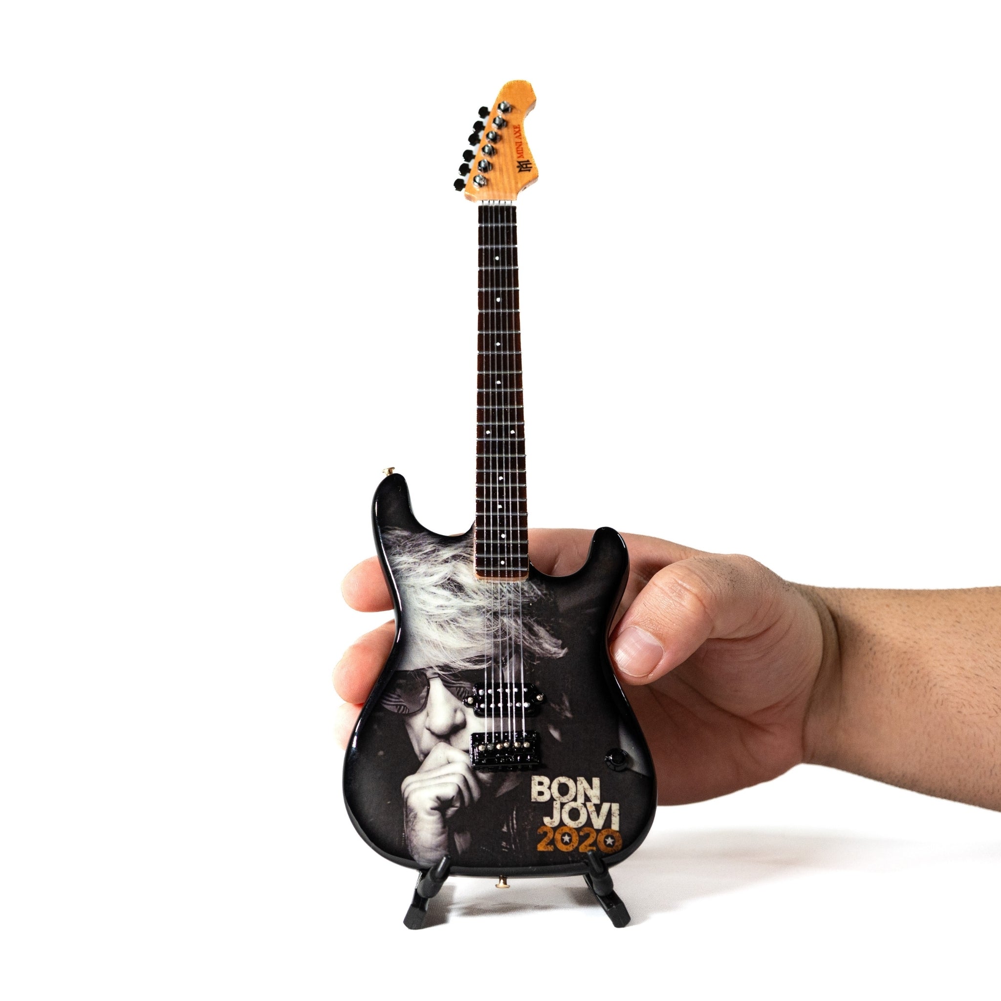 Bon Jovi 2020 Mini Axe Miniature Guitar