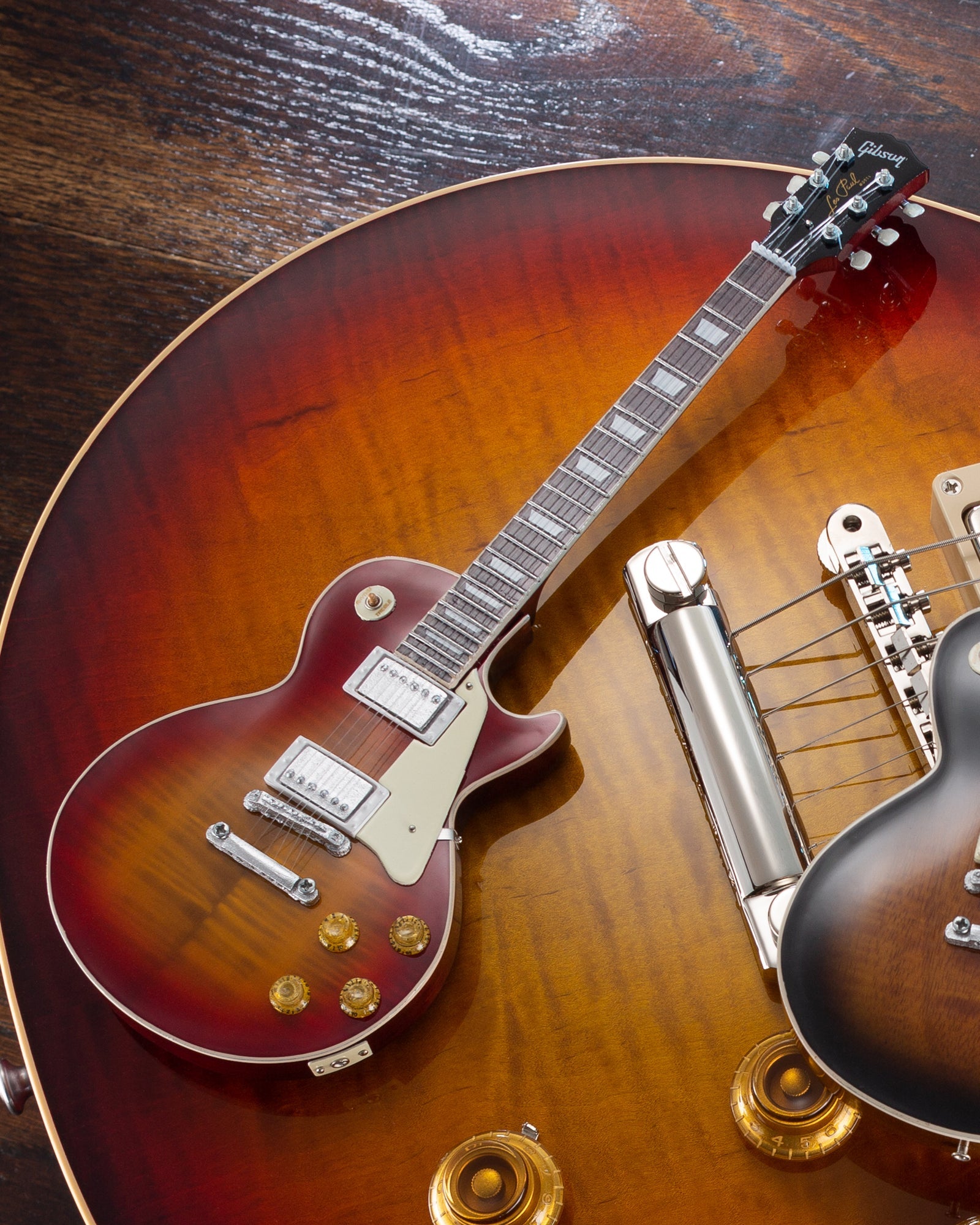 Set of 3 Iconic Gibson Miniature Guitar Replica Models