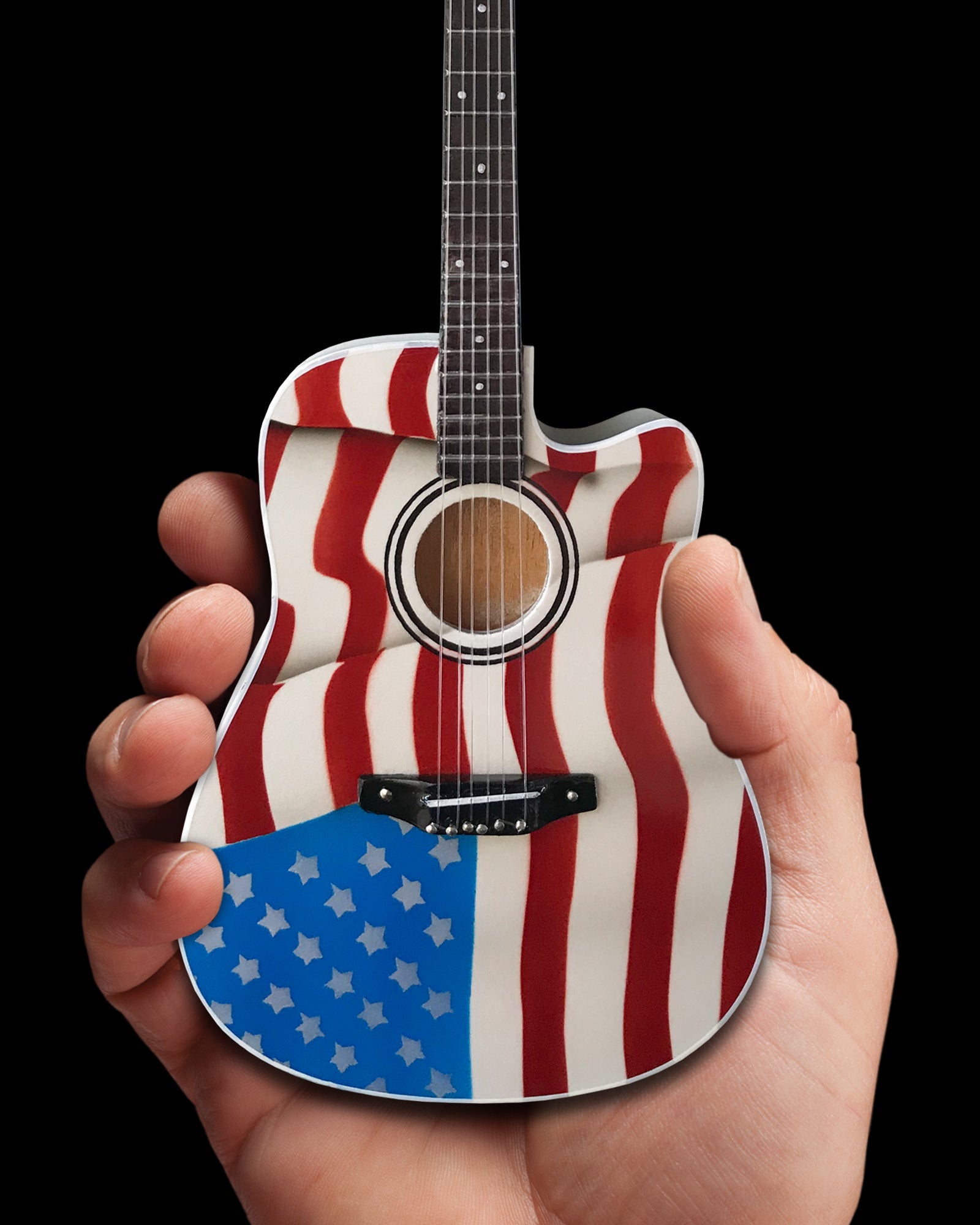 Toby Keith Signature USA Flag Acoustic Mini Acoustic Guitar