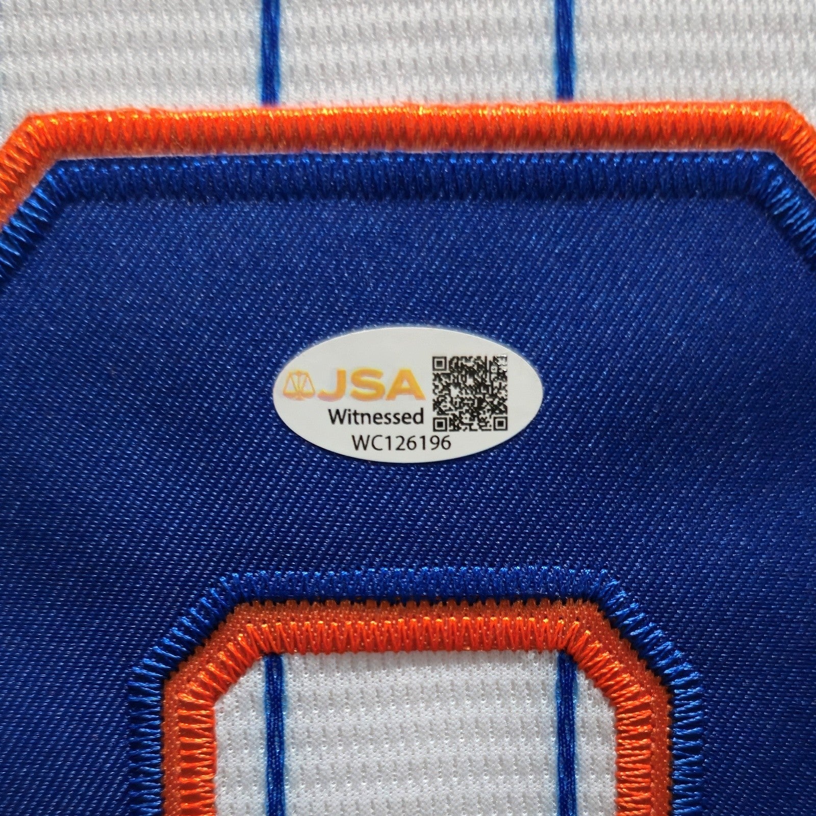 Autographed Darryl Strawberry New York Mets Inscribed Suede Framed Jersey