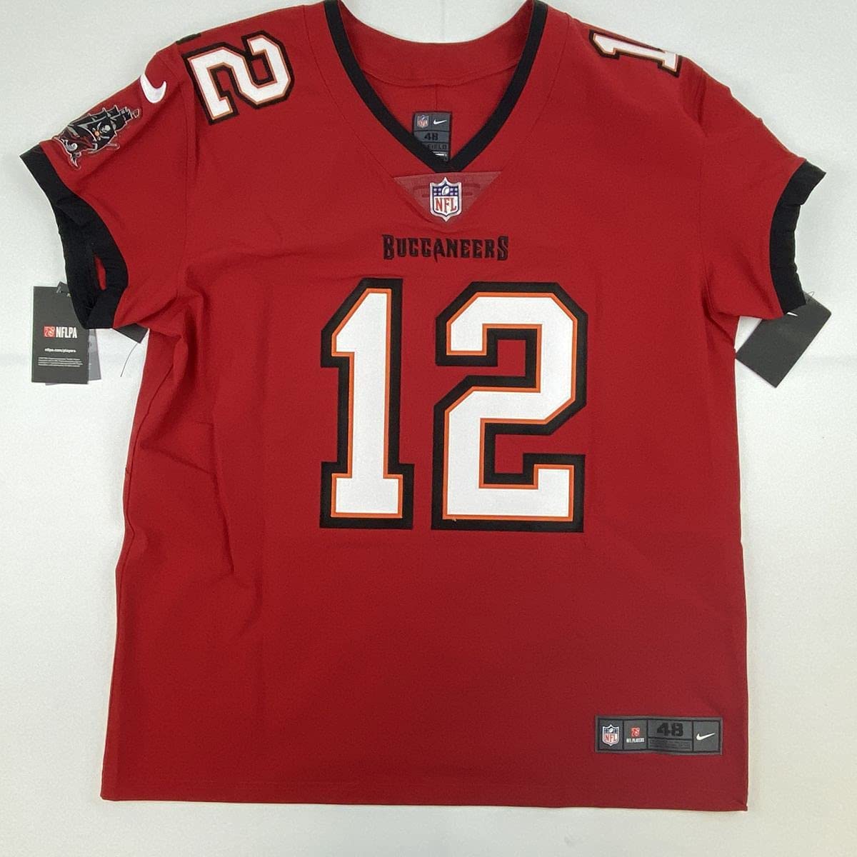 Autographed Tom Brady Tampa Bay Buccaneers Red Authentic Nike Elite Football Jersey