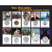 10 Decades 20th Century Coins