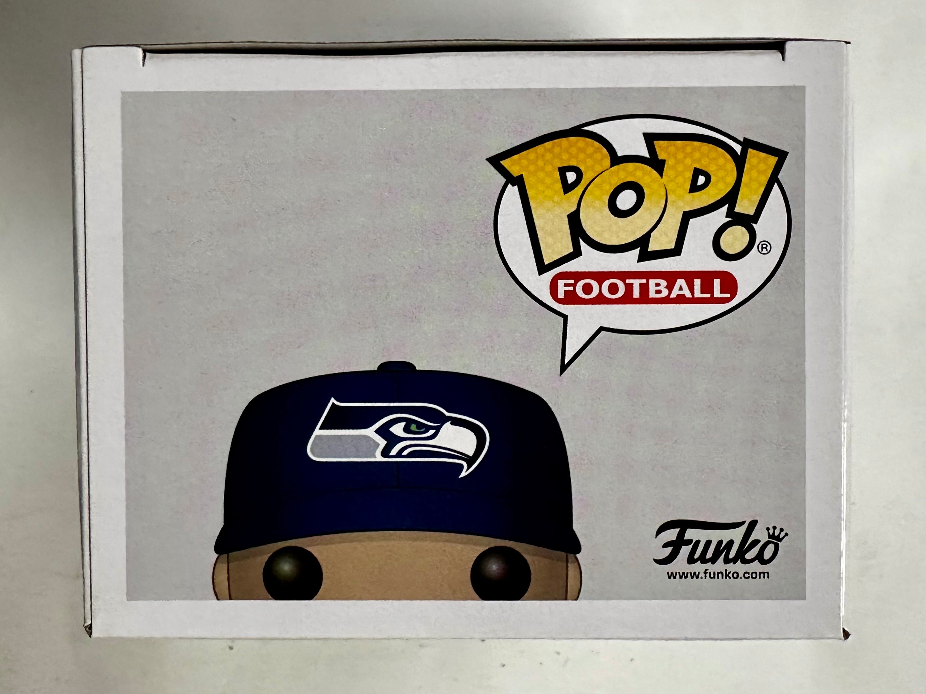 Autographed Russell Wilson NFL Seattle Seahawks Funko Pop! #57 Steelers 2023 With JSA COA