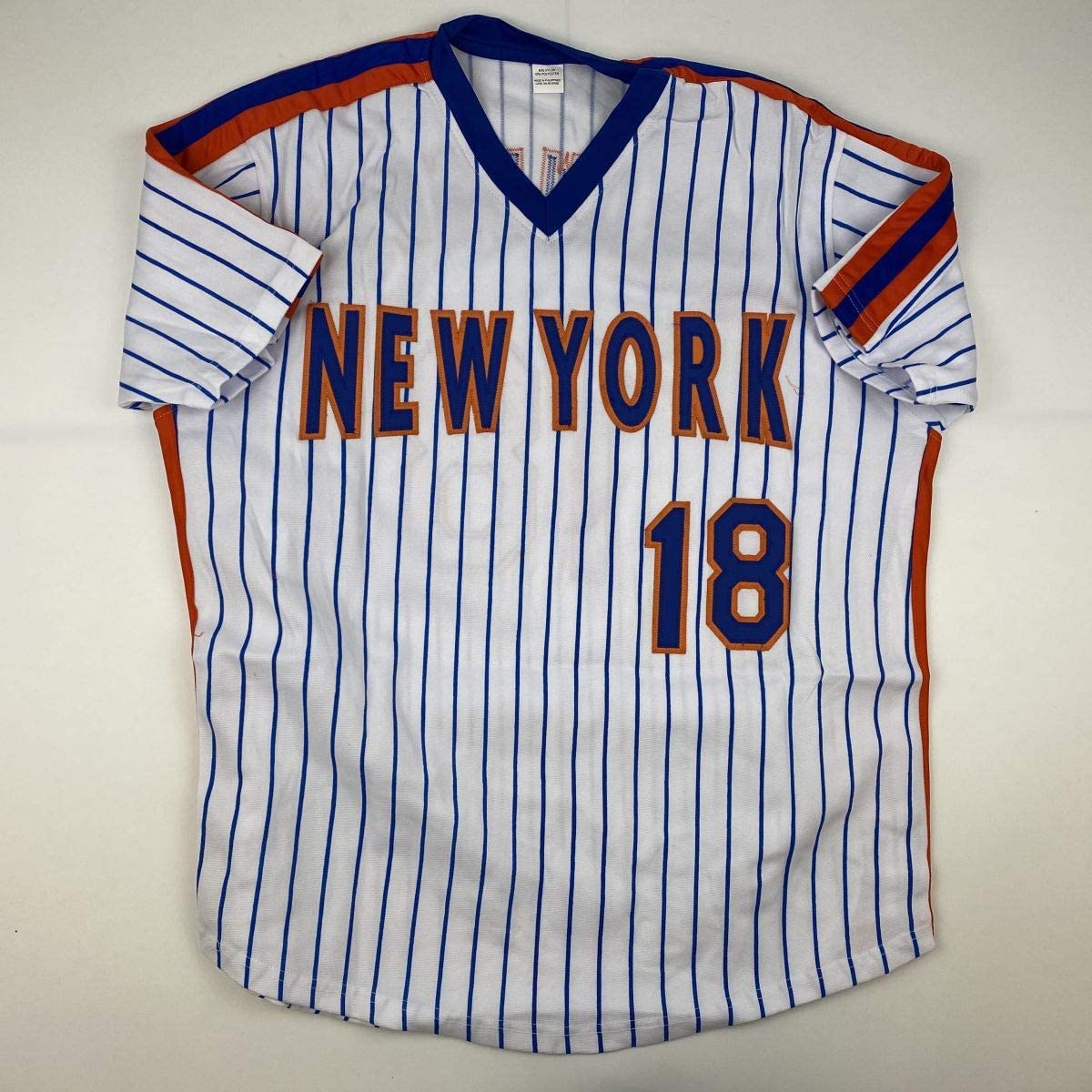 Autographed Darryl Strawberry New York Pinstripe Baseball Jersey