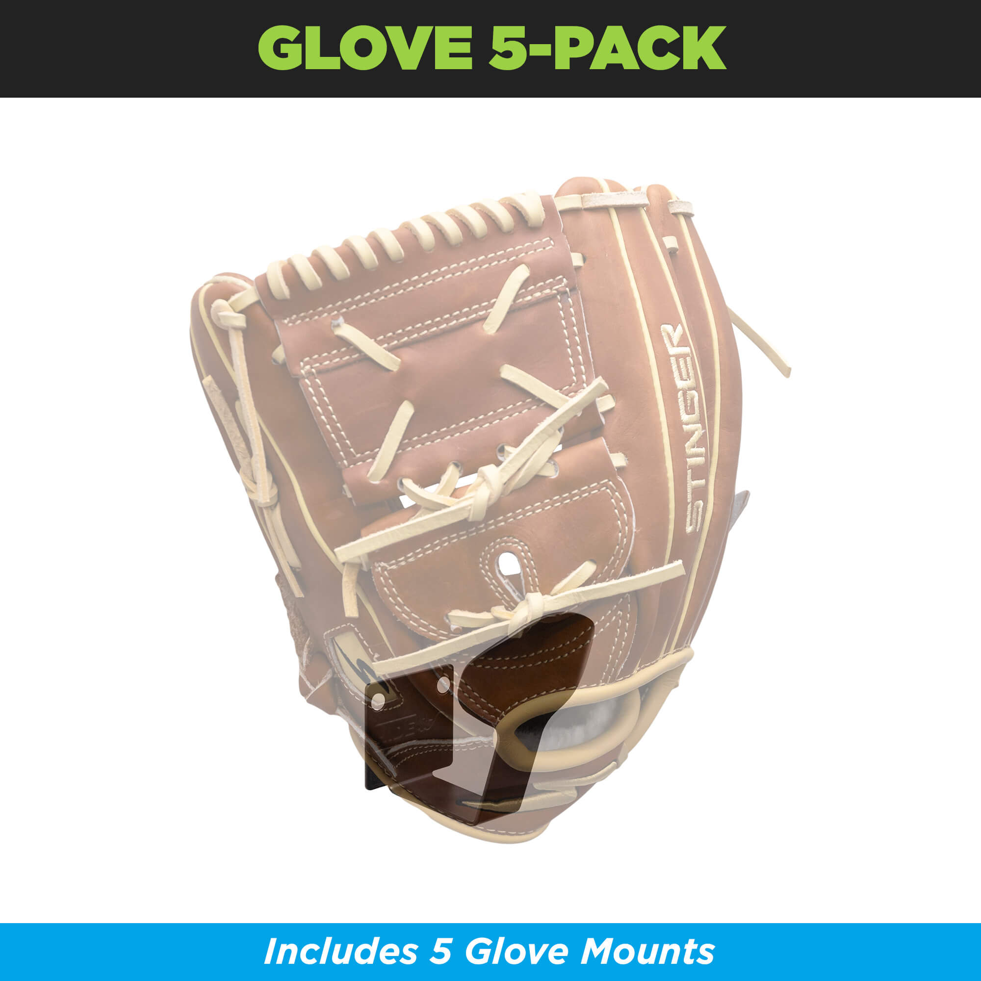Universal Baseball Glove Mount