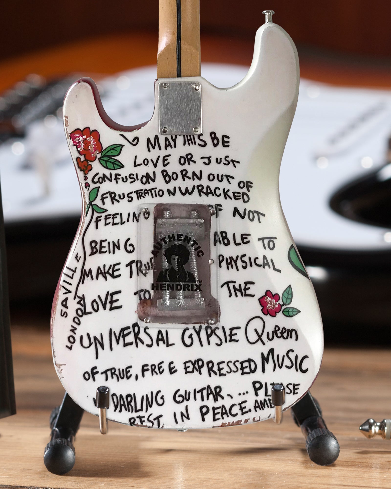 Officially Licensed Jimi Hendrix Mini Fender™ Strat™ Saville