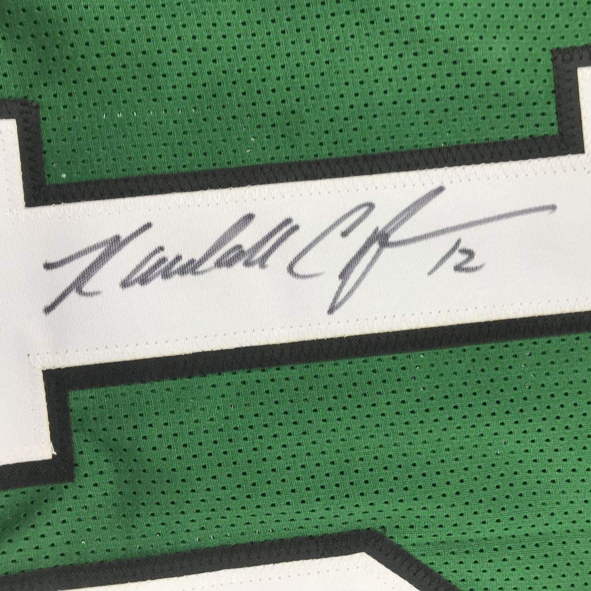 Autographed Randall Cunningham Philadelphia Green Football Jersey