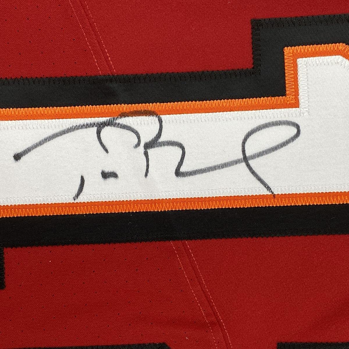 Autographed Tom Brady Tampa Bay Buccaneers Red Authentic Nike Elite Football Jersey