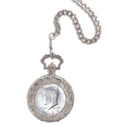 JFK Half Dollar Coin Pocket Watch