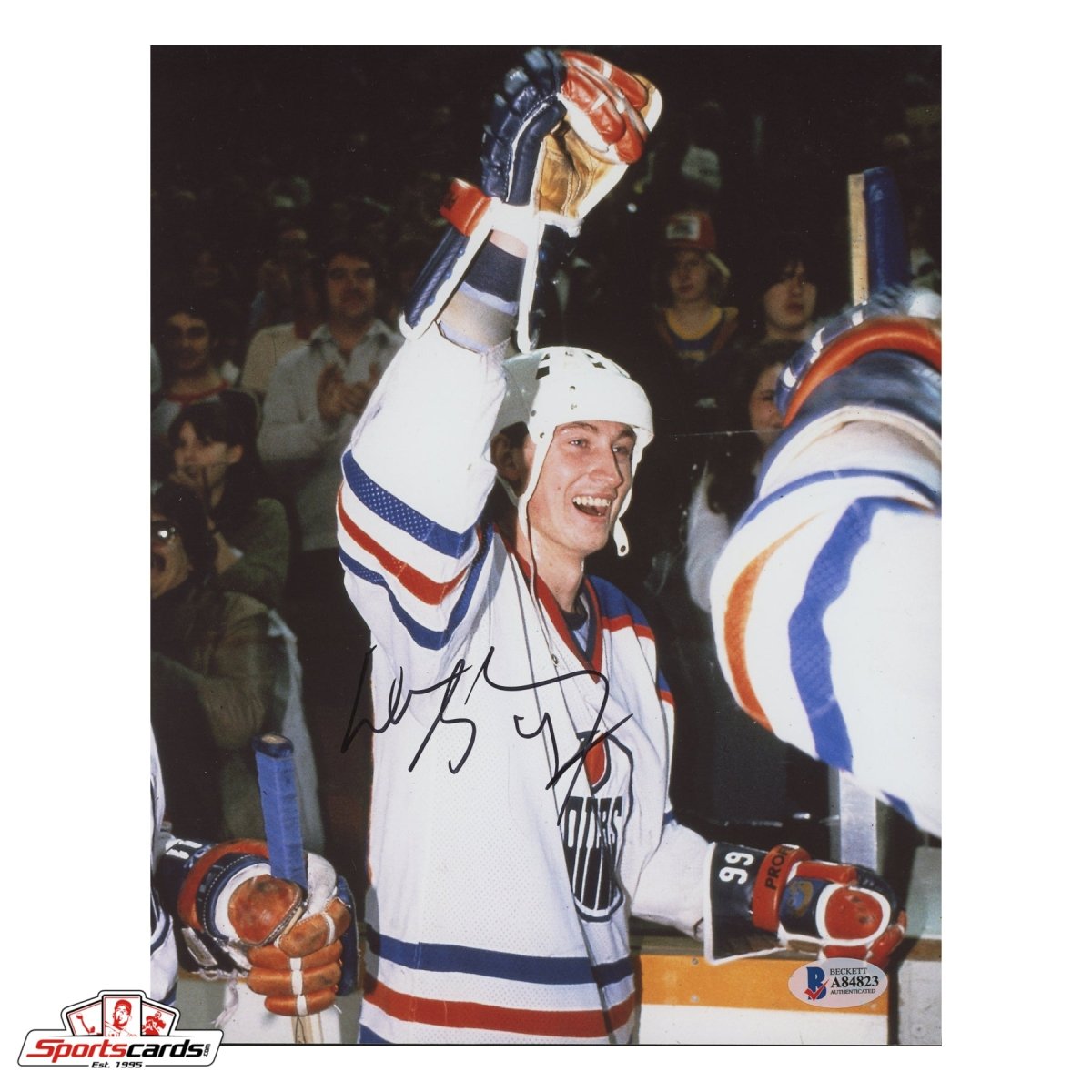 Autographed Edmonton Oilers Wayne Gretzky 8x10 Photograph