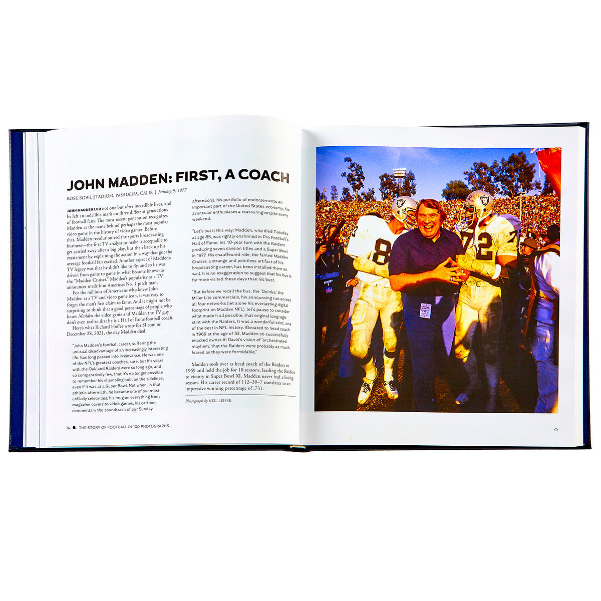 The Story of Football in 100 Photographs by Sports Illustrated