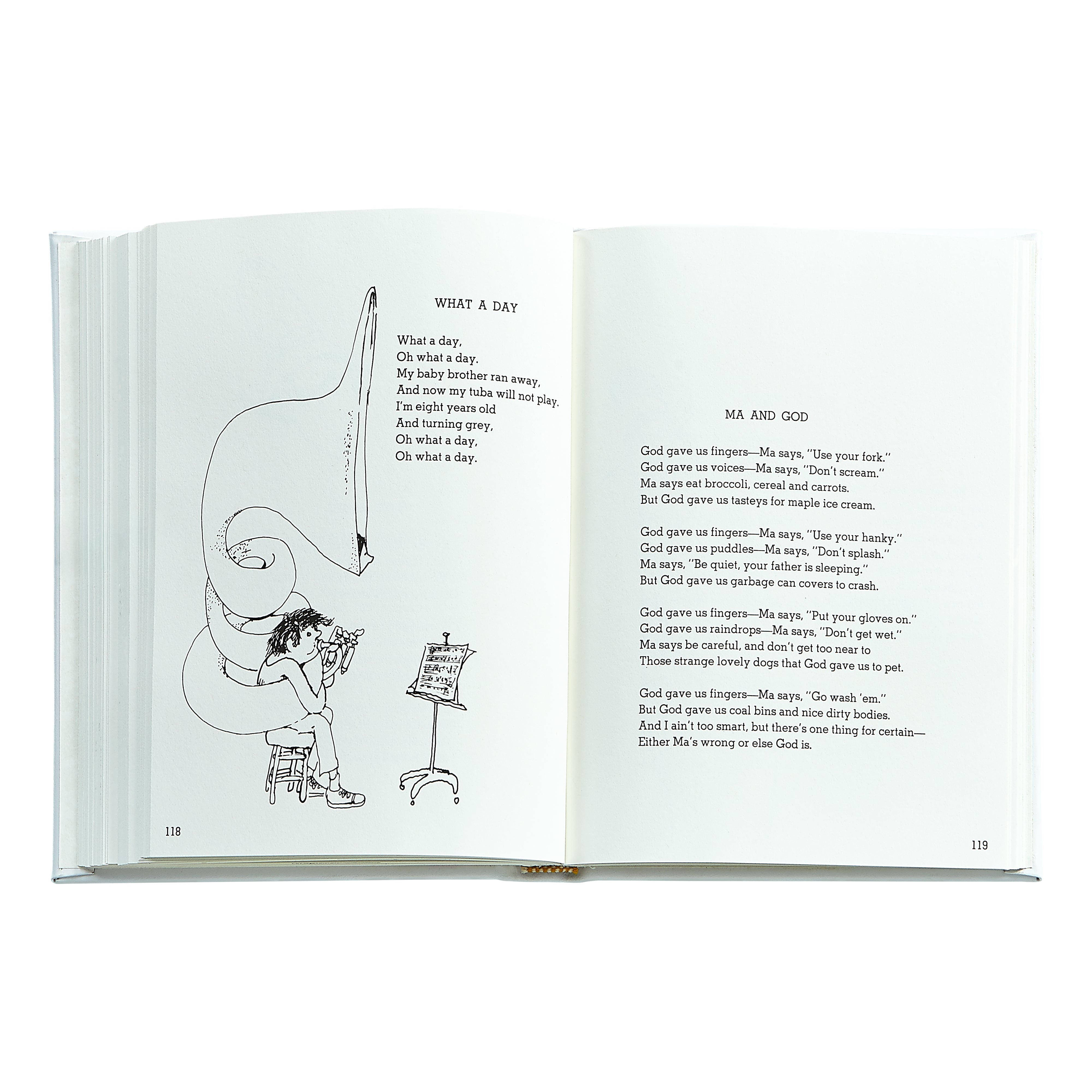 Where the Sidewalk Ends: Poems and Drawings