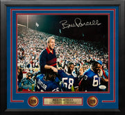 Autographed Bill Parcells Carry Off New York Giants 11x14 Framed Football Photo