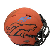 Autographed Bo Nix Denver Broncos Rave Mini Helmet