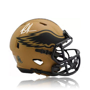 Autographed Brandon Graham Philadelphia Eagles 2023 Salute to Service Camo Mini Helmet