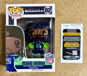 Autographed Richard Sherman NFL Seattle Seahawks Vaulted Funko Pop! #02