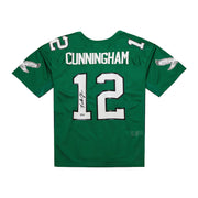 Autographed Randall Cunningham Philadelphia Eagles Green Throwback Football Jersey