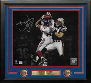 Autographed David Tyree Super Bowl XLII Catch New York Giants 11" x 14" Framed Blackout Photo