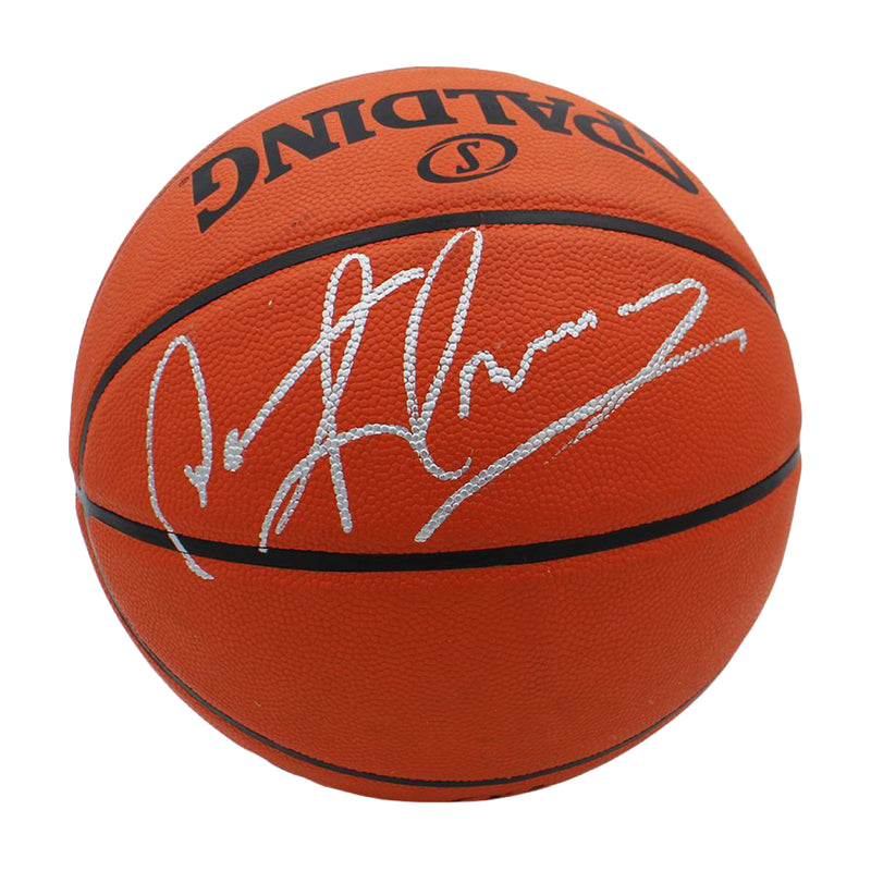 Autographed Dennis Rodman Spaulding Silver Series NBA Basketball