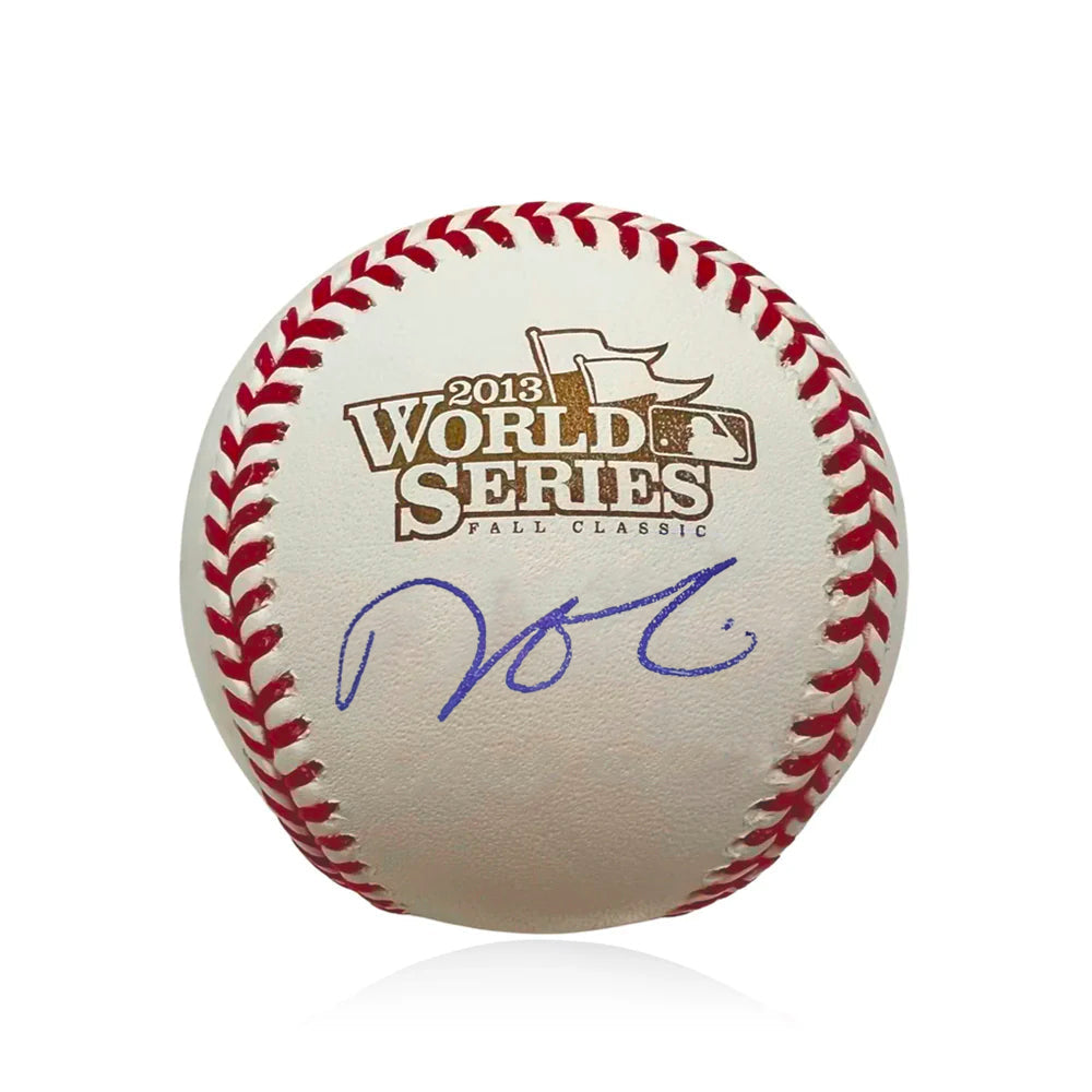 Autographed Dustin Pedroia Boston Red Sox 2013 World Series Baseball