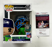 Autographed Russell Wilson NFL Seattle Seahawks Funko Pop! #57 Steelers 2023 With JSA COA