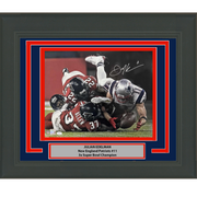 Autographed Julian Edelman New England Patriots 16x20 Framed Football Photo