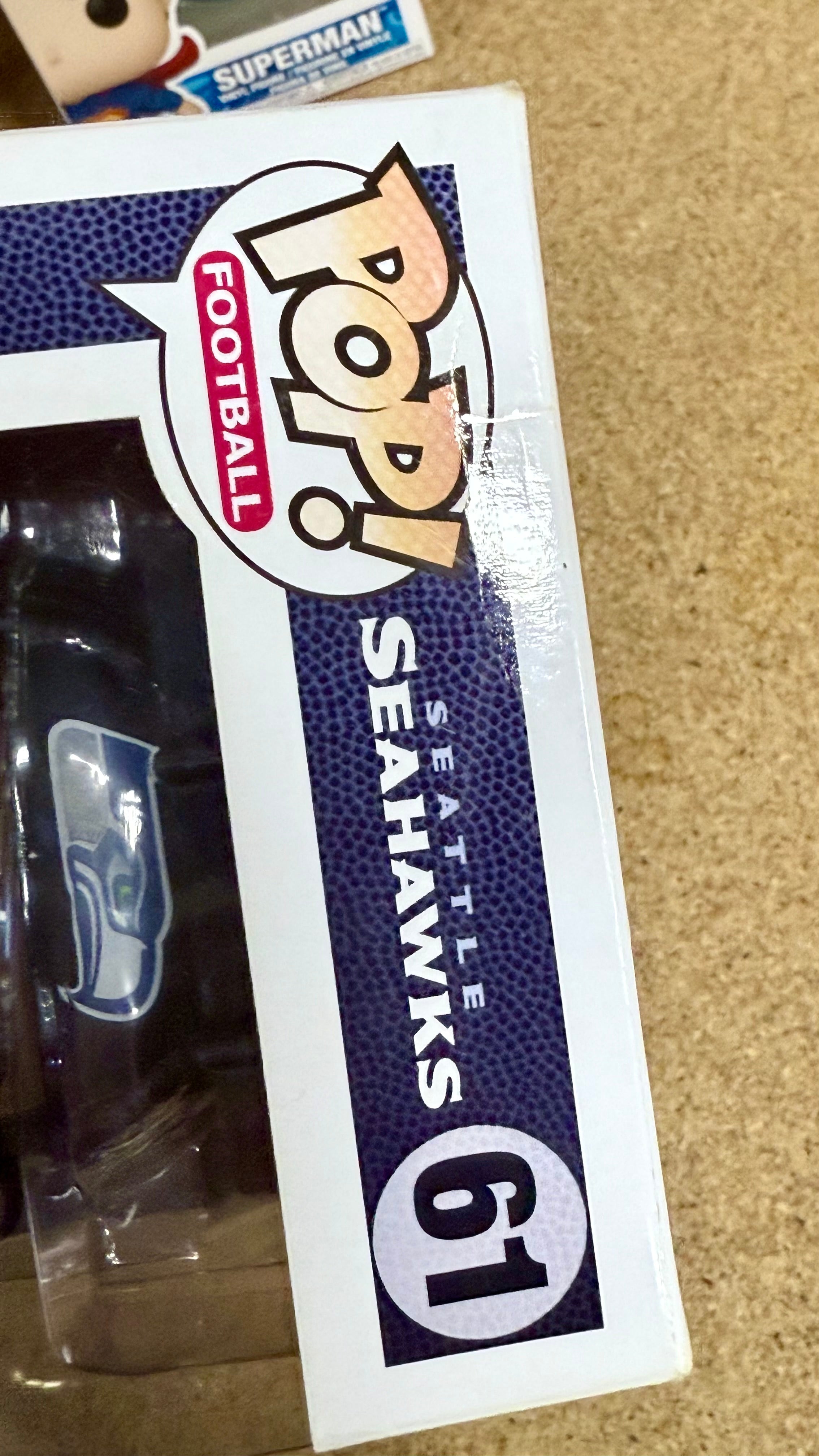 Autographed Richard Sherman NFL Seattle Seahawks Vaulted Funko Pop! #61