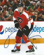 Autographed Samuel Morin On-Ice Philadelphia Flyers 11" x 14" Hockey Photo